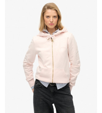 Superdry Essential Logo Zip Sweatshirt light pink