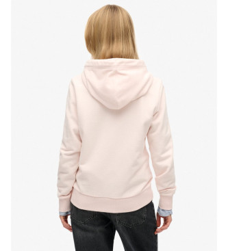 Superdry Essential Logo Zip Sweatshirt light pink