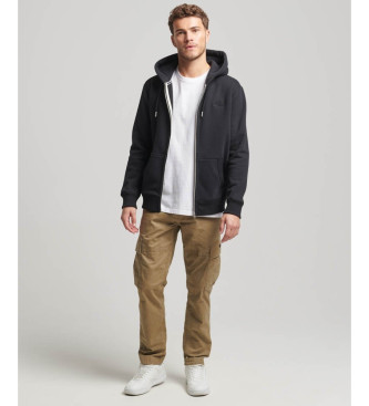 Superdry Felpa nera essenziale