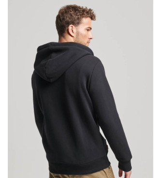 Superdry Felpa nera essenziale