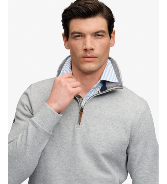 Superdry Essential Half Zip Sweatshirt grey