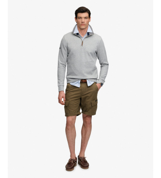 Superdry Essential Half Zip Sweatshirt grey