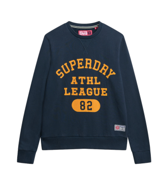 Superdry Printed sweatshirt Athletic navy