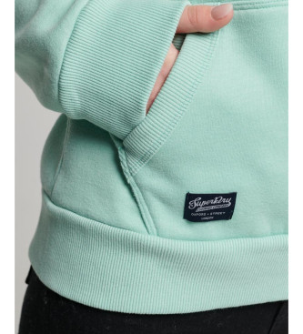 Superdry Sudadera flor con logotipo Vintage Logo verde