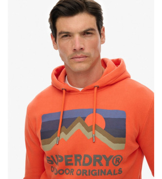 Superdry Great Outdoors Capuche dcontracte orange