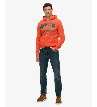 Superdry Great Outdoors Capuche dcontracte orange