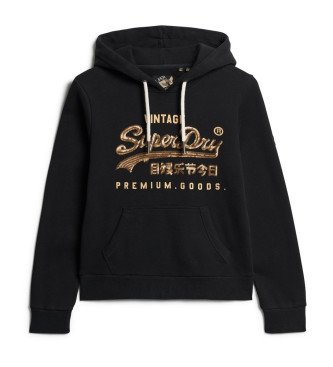 Superdry Black graphic sweatshirt