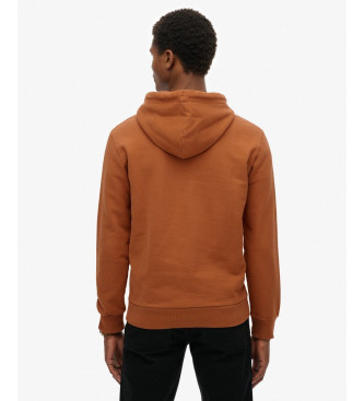Superdry Heritage Brand brun sweatshirt