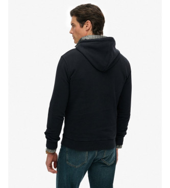 Superdry Sweatshirt da marca Heritage Preto descontrado