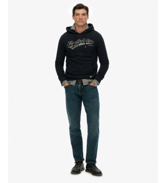 Superdry Sweatshirt da marca Heritage Preto descontrado