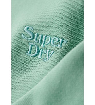 Superdry Camisola verde vintage lavada