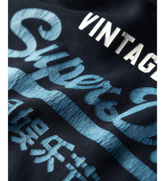 Superdry Sudadera Logotipo Duo Vintage marino