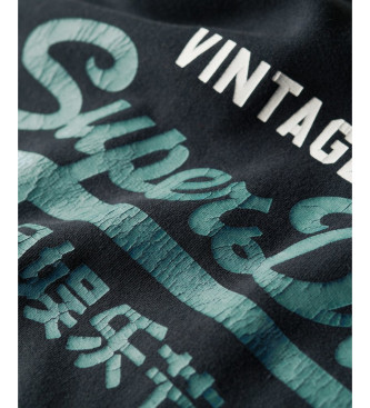 Superdry Sudadera Logotipo Duo Vintage marino