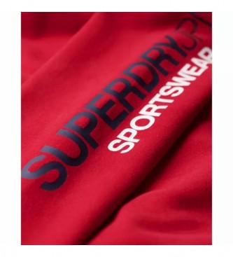 Superdry felpa rossa con logo
