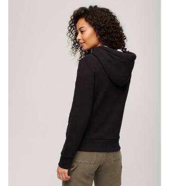 Superdry Sweatshirt Luxe Metallic noir 