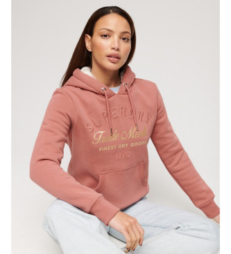 Superdry Sweatshirt Luxe Metallic pink