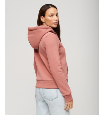 Superdry Sweatshirt Luxe Metallic roze