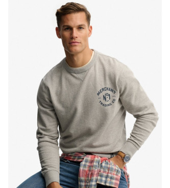 Superdry Merchant Graphic sweatshirt grey