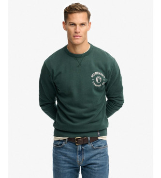 Superdry Merchant Graphic sweatshirt green