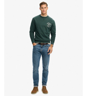 Superdry Merchant Graphic sweatshirt green