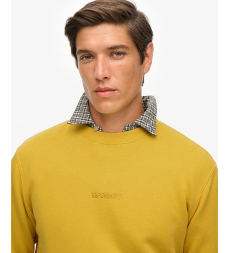 Superdry Sweatshirt Micro Logo gul