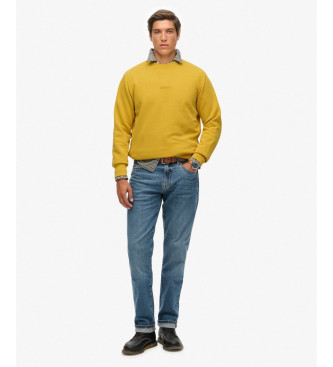 Superdry Sweatshirt Micro Logo gul