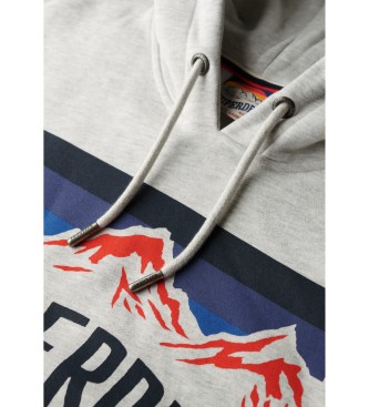 Superdry Mountain Relaxed sweat-shirt gris