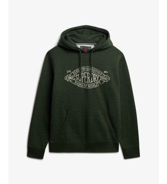 Superdry Outdoor Co Sweat-shirt vert dcontract