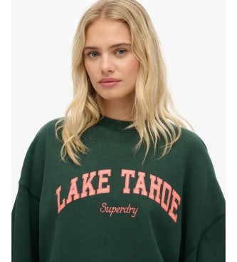 Superdry Mikina Zunanja lokacija zelena