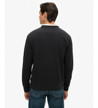 Superdry Sweatshirt Service Supply Loose AFB noir