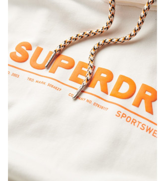 Superdry Sudadera Utility Sport Logo blanco
