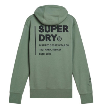 Superdry Sweatshirt Utility Sport Logo verde