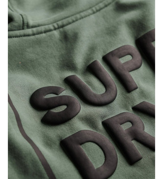 Superdry Sweatshirt Utility Sport Logo verde