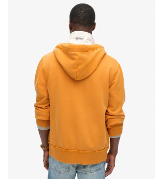 Superdry Vintage Athletic Hooded Zip Hoodie orange