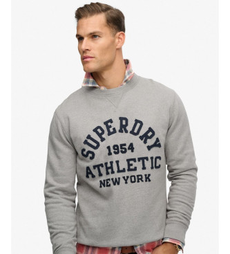 Superdry Camisola Vintage Athletic Crew cinzenta