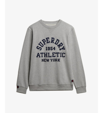 Superdry Camisola Vintage Athletic Crew cinzenta