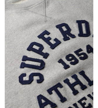 Superdry Camisola Vintage Athletic Crew cinzenta