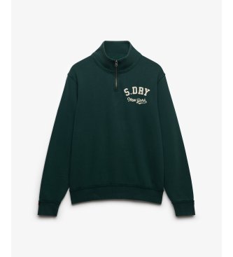 Superdry Sweatshirt Vintage Athletic Half Zip grøn