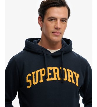 Superdry Vintage Athletic Hood navy sweatshirt