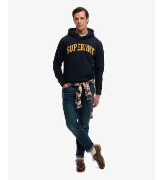 Superdry Vintage Athletic Hood navy sweatshirt