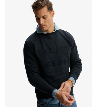 Superdry Sudadera Vintage Athletic Tonal marino