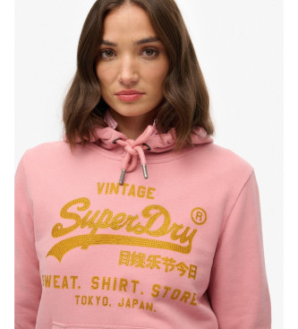 Superdry Vintage rožnata majica