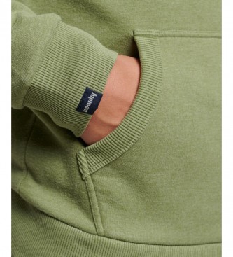 Superdry Felpa Ombra Vintage Verde