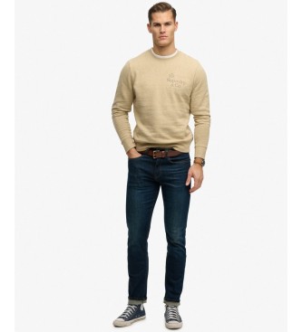 Superdry Felpa beige casual 1954 Company