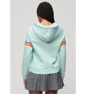 Superdry Sweatshirt med Rainbow-logga - grn