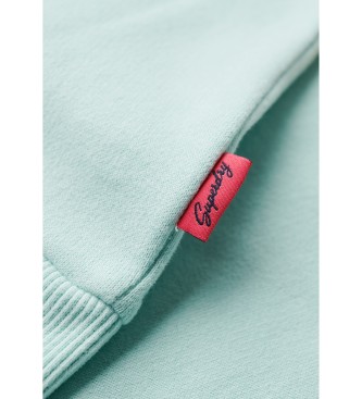 Superdry Felpa verde logo Arcobaleno