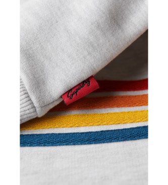 Superdry Sweatshirt med Rainbow-logga - gr
