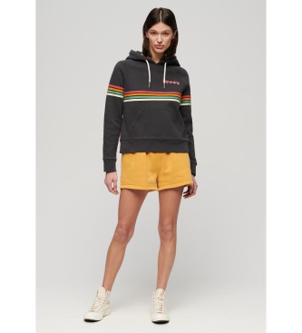 Superdry Regnbue-sweatshirt sort