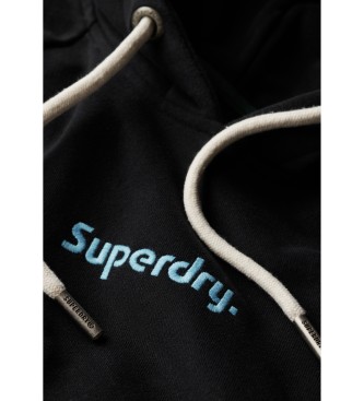 Superdry Terrain striped sweatshirt black