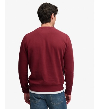 Superdry Rød Athletic Applique Relaxed-sweatshirt